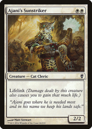 Ajani's Sunstriker [Conspiracy] | Good Games North