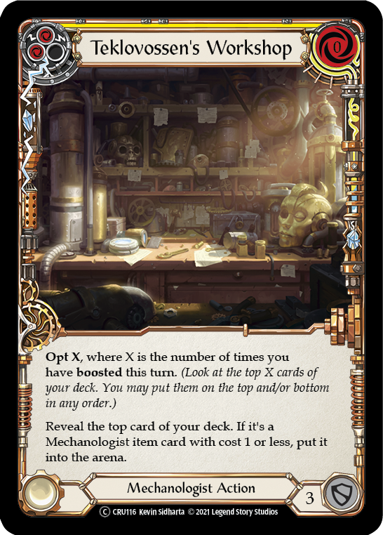 Teklovossen's Workshop (Yellow) [U-CRU116] Unlimited Normal | Good Games North