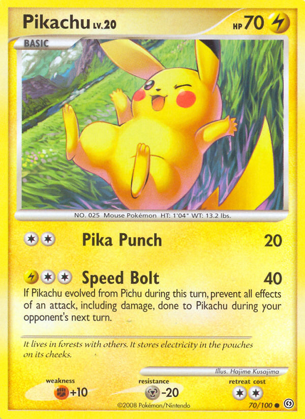 Pikachu (70/100) [Diamond & Pearl: Stormfront] | Good Games North