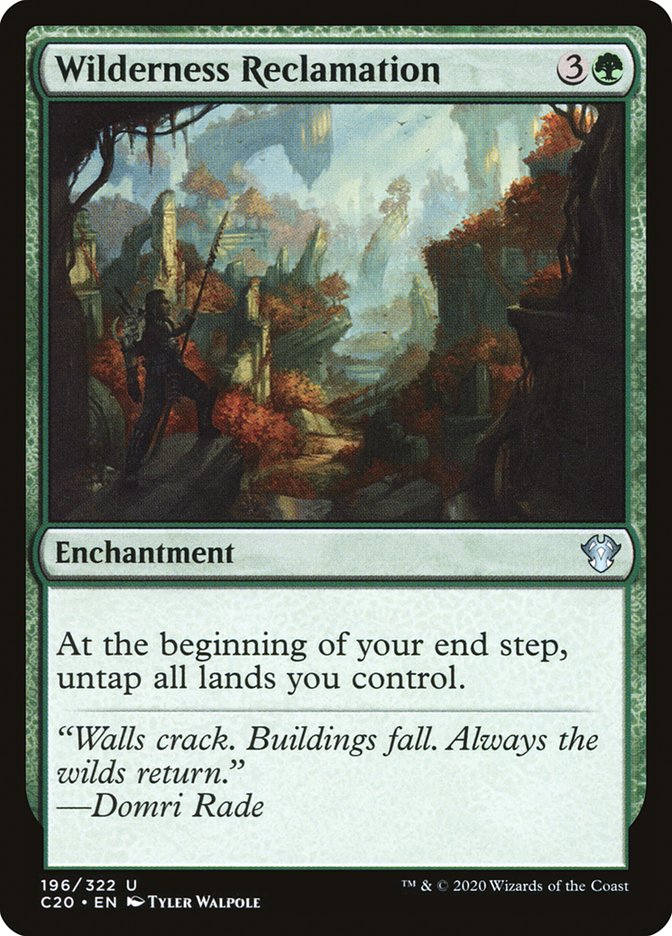 Wilderness Reclamation [Commander 2020] | Good Games North