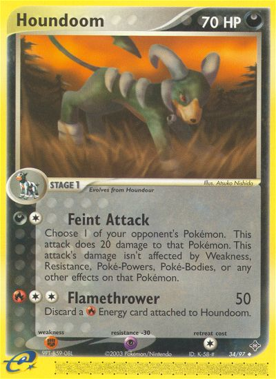 Houndoom (34/97) [EX: Dragon] | Good Games North