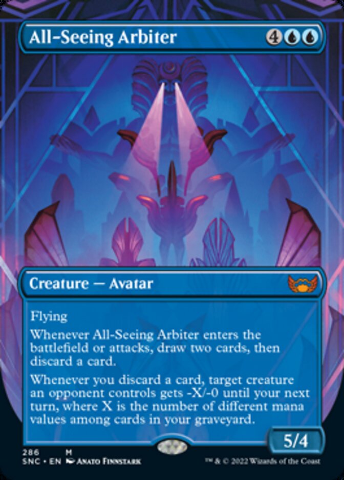 All-Seeing Arbiter (Borderless Alternate Art) [Streets of New Capenna] | Good Games North