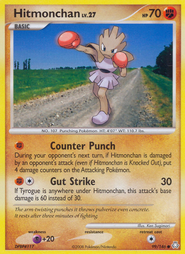 Hitmonchan (99/146) [Diamond & Pearl: Legends Awakened] | Good Games North