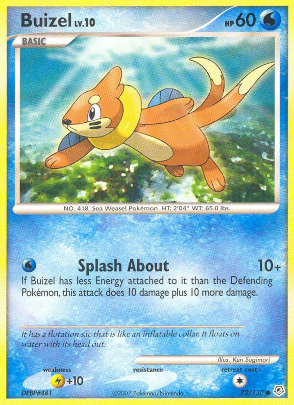 Buizel (72/130) [Diamond & Pearl: Base Set] | Good Games North
