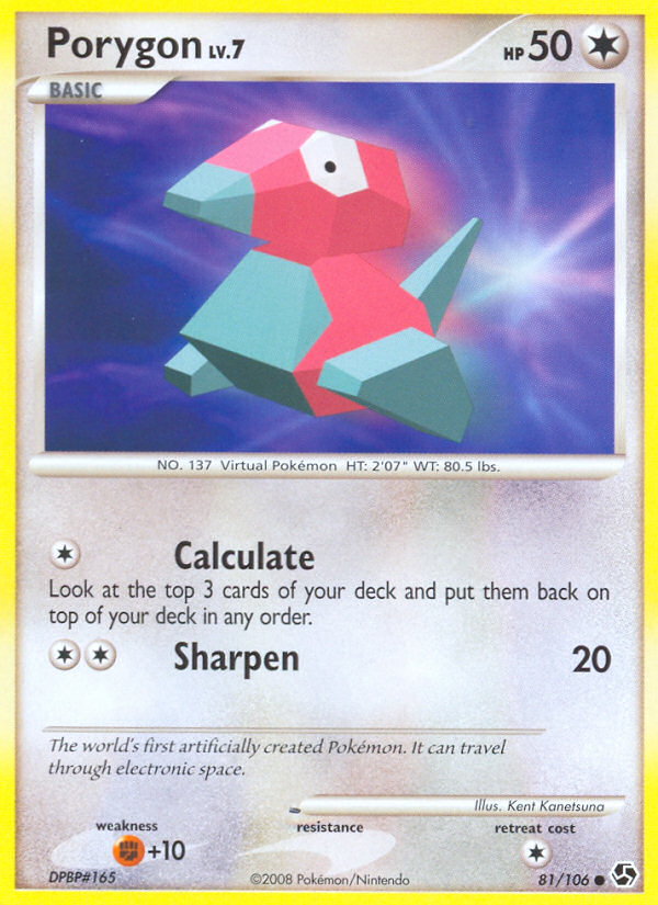 Porygon (81/106) [Diamond & Pearl: Great Encounters] | Good Games North