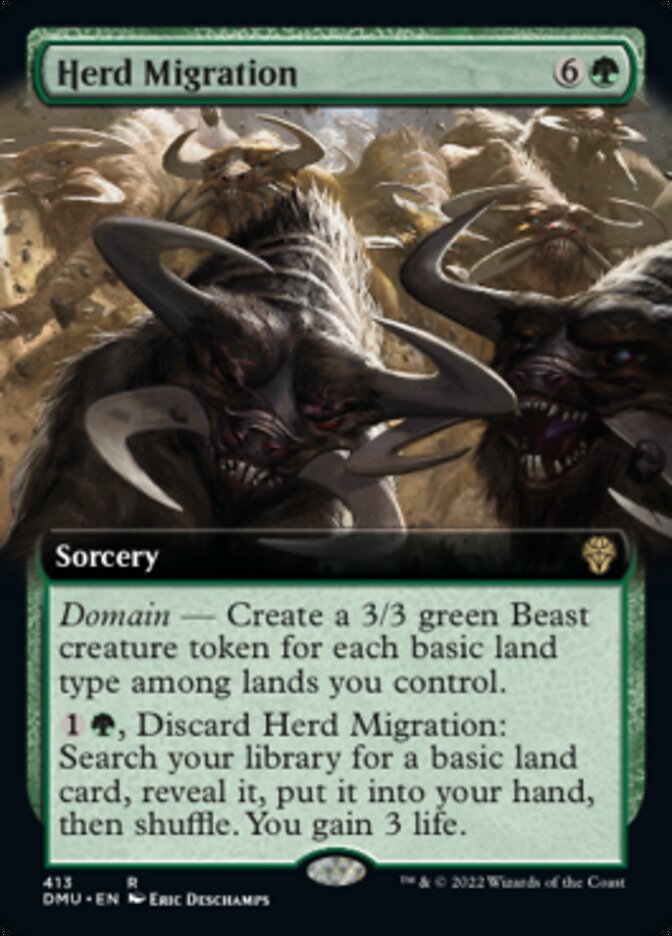 Herd Migration (Extended Art) [Dominaria United] | Good Games North