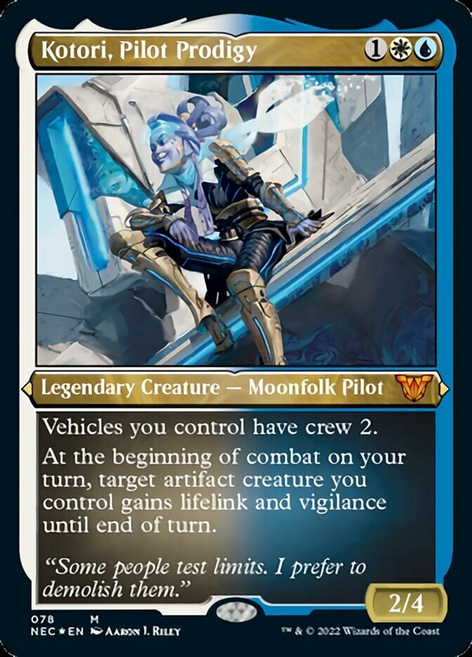 Kotori, Pilot Prodigy (Showcase Display Commander) [Kamigawa: Neon Dynasty Commander] | Good Games North