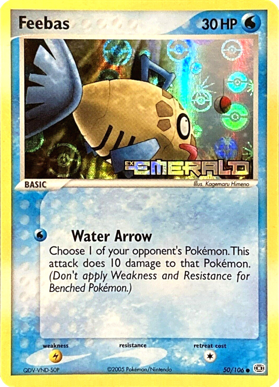 Feebas (50/106) (Stamped) [EX: Emerald] | Good Games North
