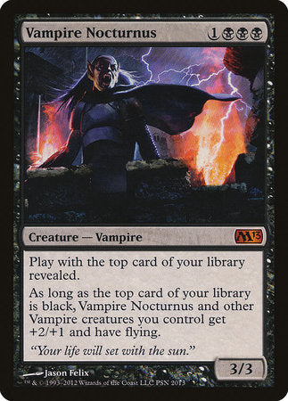 Vampire Nocturnus [Duels of the Planeswalkers Promos 2012] | Good Games North