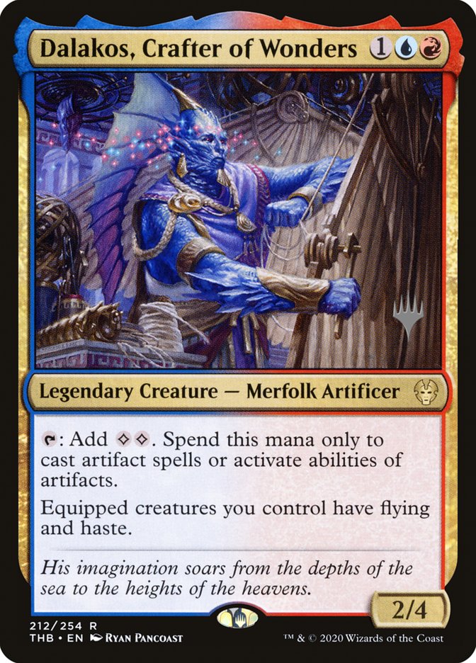 Dalakos, Crafter of Wonders (Promo Pack) [Theros Beyond Death Promos] | Good Games North