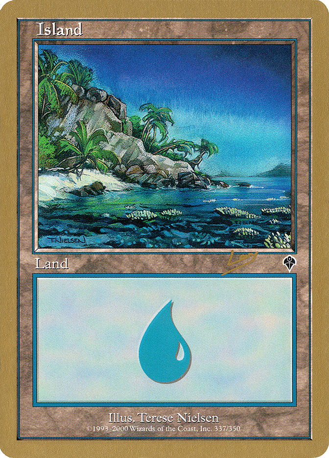 Island (rl337a) (Raphael Levy) [World Championship Decks 2002] | Good Games North