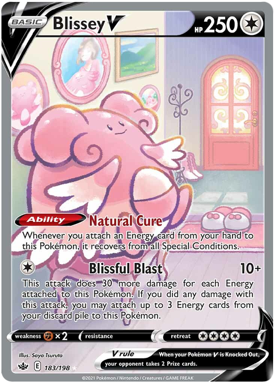Blissey V (183/198) [Sword & Shield: Chilling Reign] | Good Games North