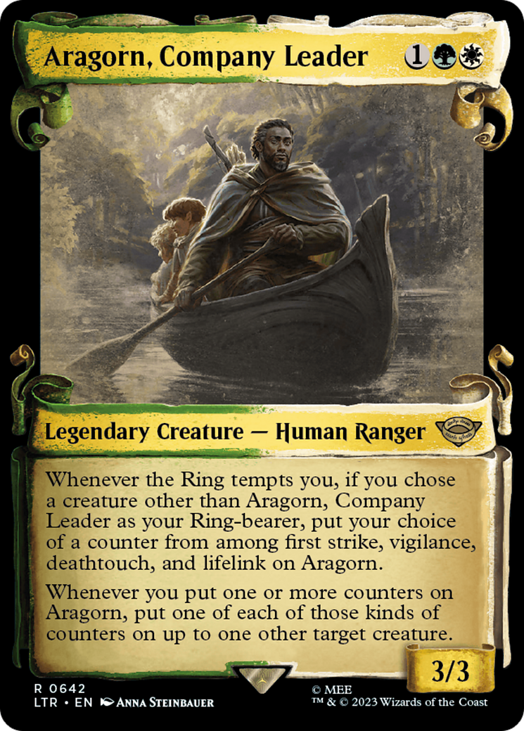 Aragorn, Company Leader [The Lord of the Rings: Tales of Middle-Earth Showcase Scrolls] | Good Games North