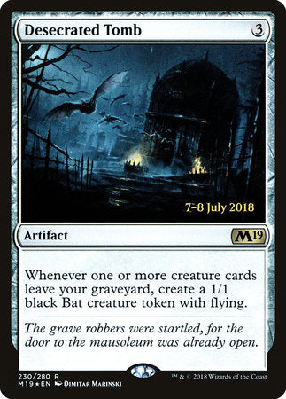 Desecrated Tomb [Core Set 2019 Promos] | Good Games North