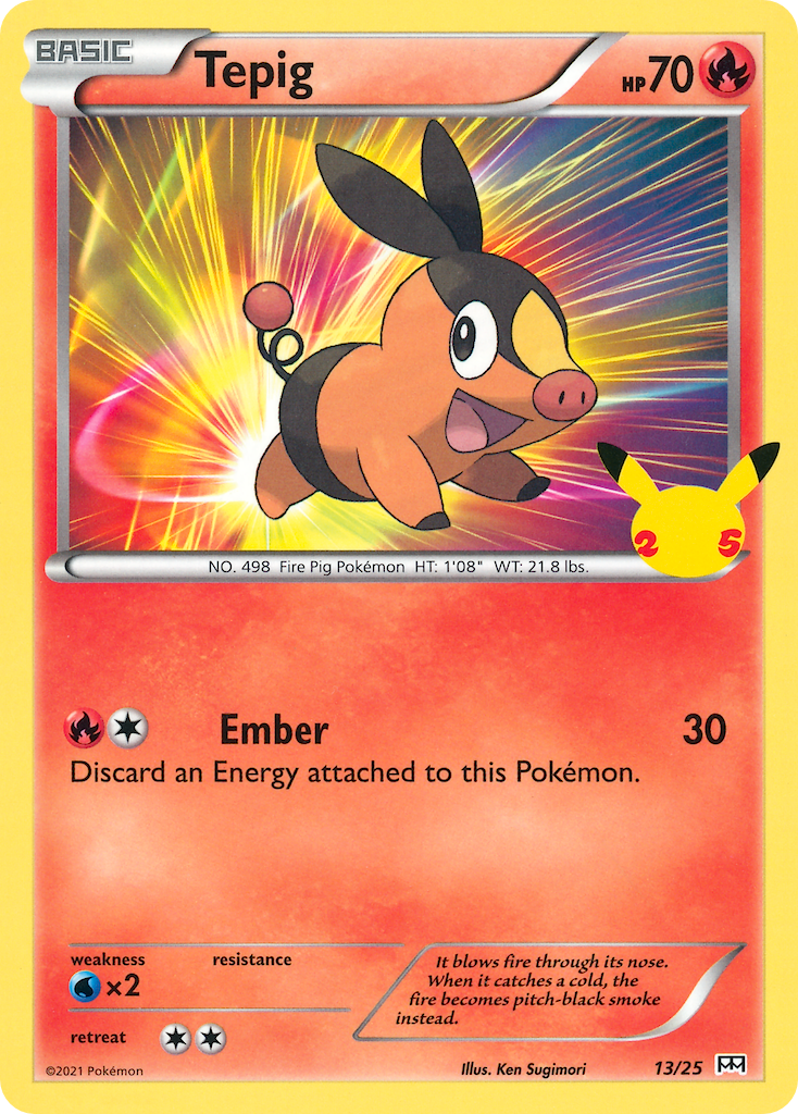 Tepig (13/25) [McDonald's 25th Anniversary] | Good Games North