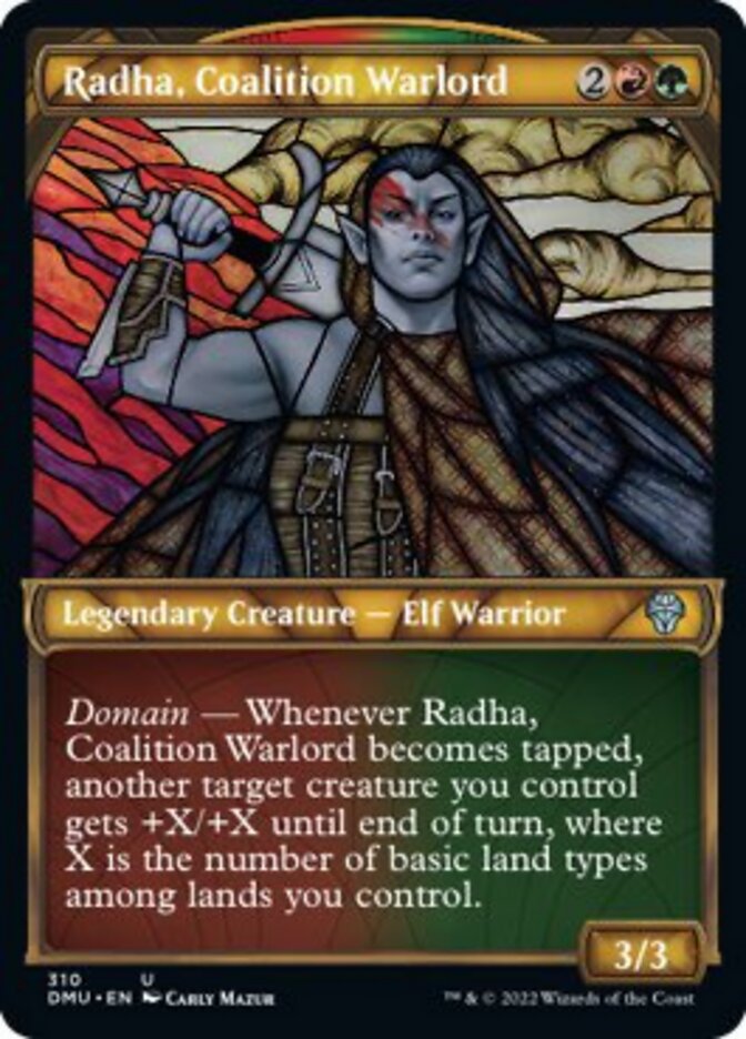 Radha, Coalition Warlord (Showcase) [Dominaria United] | Good Games North