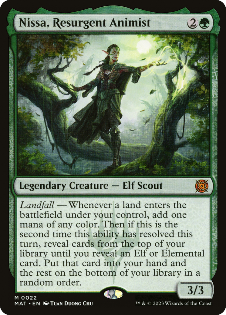 Nissa, Resurgent Animist [March of the Machine: The Aftermath] | Good Games North