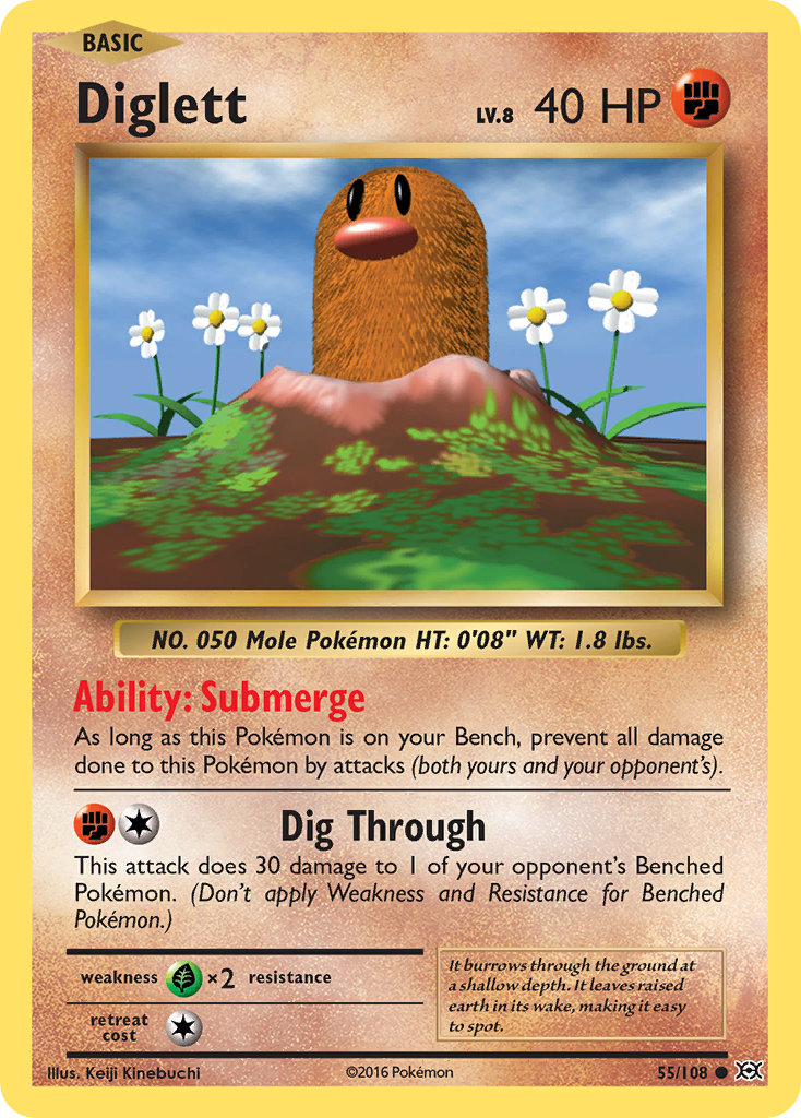 Diglett (55/108) [XY: Evolutions] | Good Games North