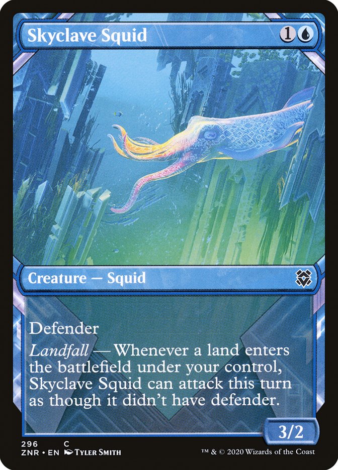 Skyclave Squid (Showcase) [Zendikar Rising] | Good Games North
