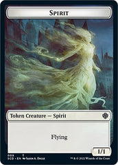 Cat Bird // Spirit Double-Sided Token [Starter Commander Decks] | Good Games North