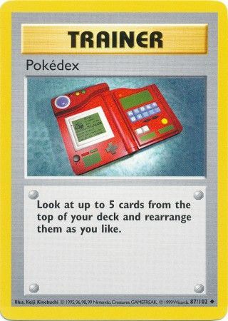 Pokedex (87/102) [Base Set Shadowless Unlimited] | Good Games North