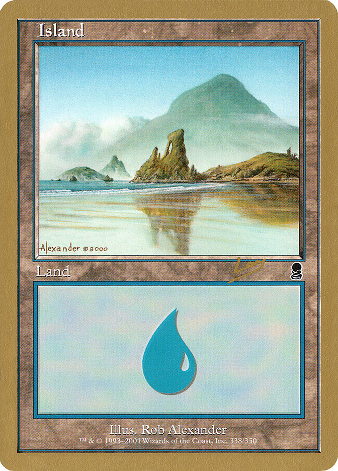 Island (rl338) (Raphael Levy) [World Championship Decks 2002] | Good Games North