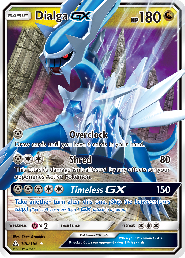 Dialga GX (100/156) [Sun & Moon: Ultra Prism] | Good Games North