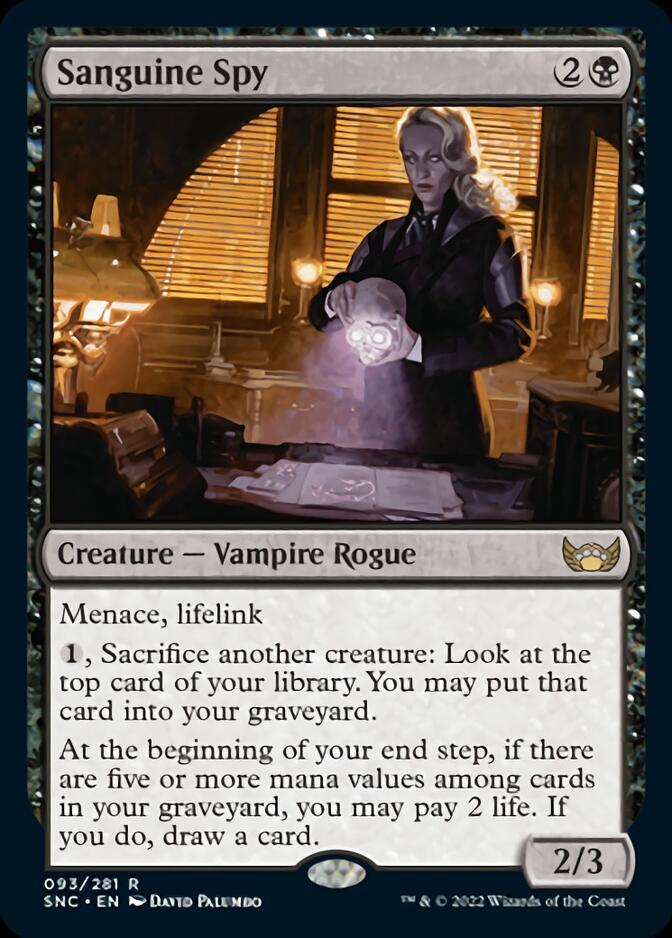 Sanguine Spy [Streets of New Capenna] | Good Games North