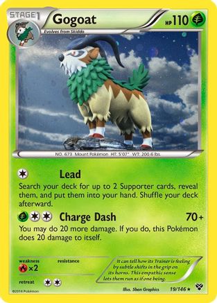 Gogoat (19/146) (Cosmos Holo) [XY: Base Set] | Good Games North