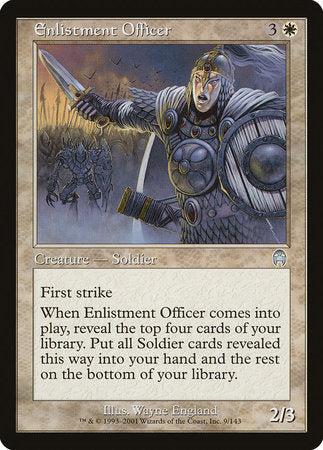Enlistment Officer [Apocalypse] | Good Games North