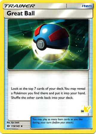 Great Ball (119/149) (Pikachu Stamp #38) [Battle Academy 2020] | Good Games North