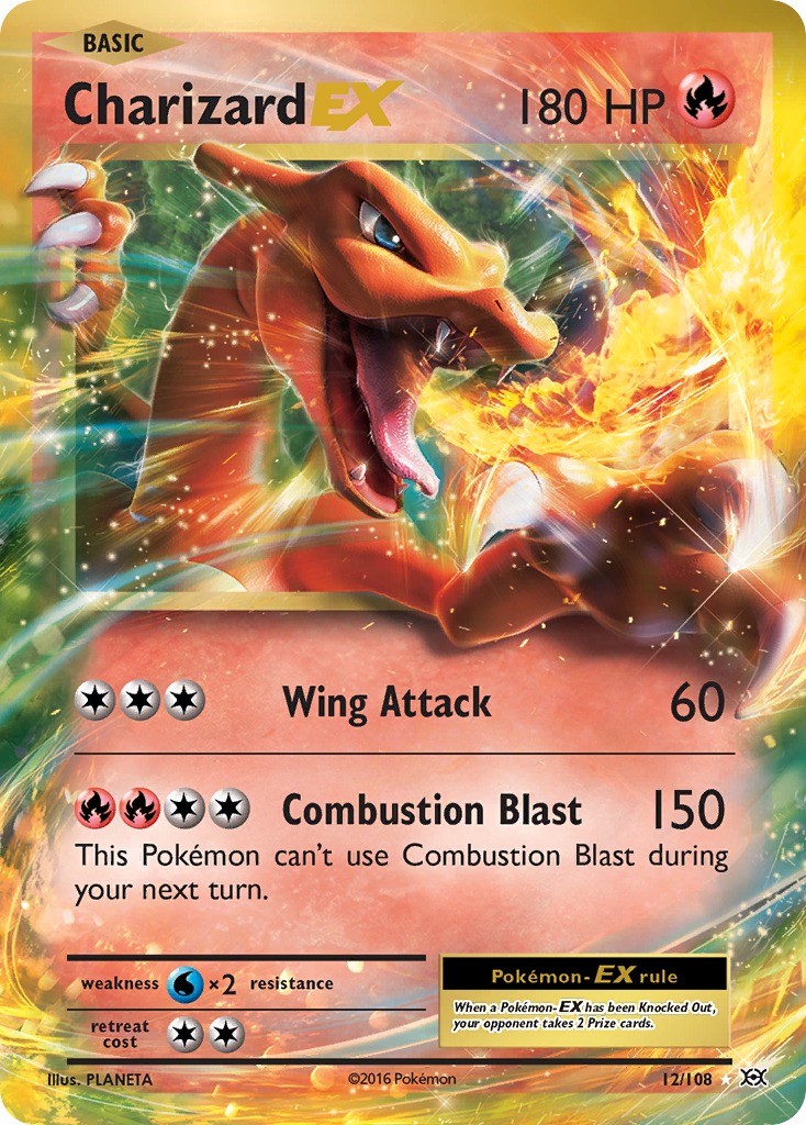Charizard EX (12/108) [XY: Evolutions] | Good Games North