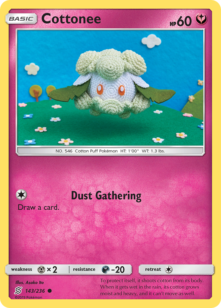 Cottonee (143/236) [Sun & Moon: Unified Minds] | Good Games North