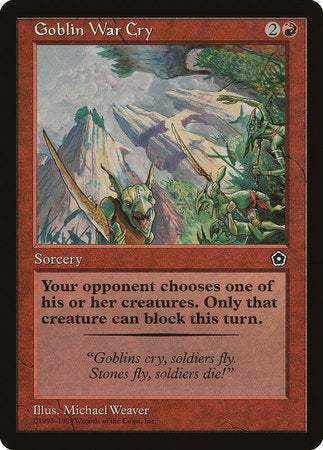 Goblin War Cry [Portal Second Age] | Good Games North