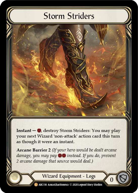 Storm Striders [U-ARC116] Unlimited Rainbow Foil | Good Games North