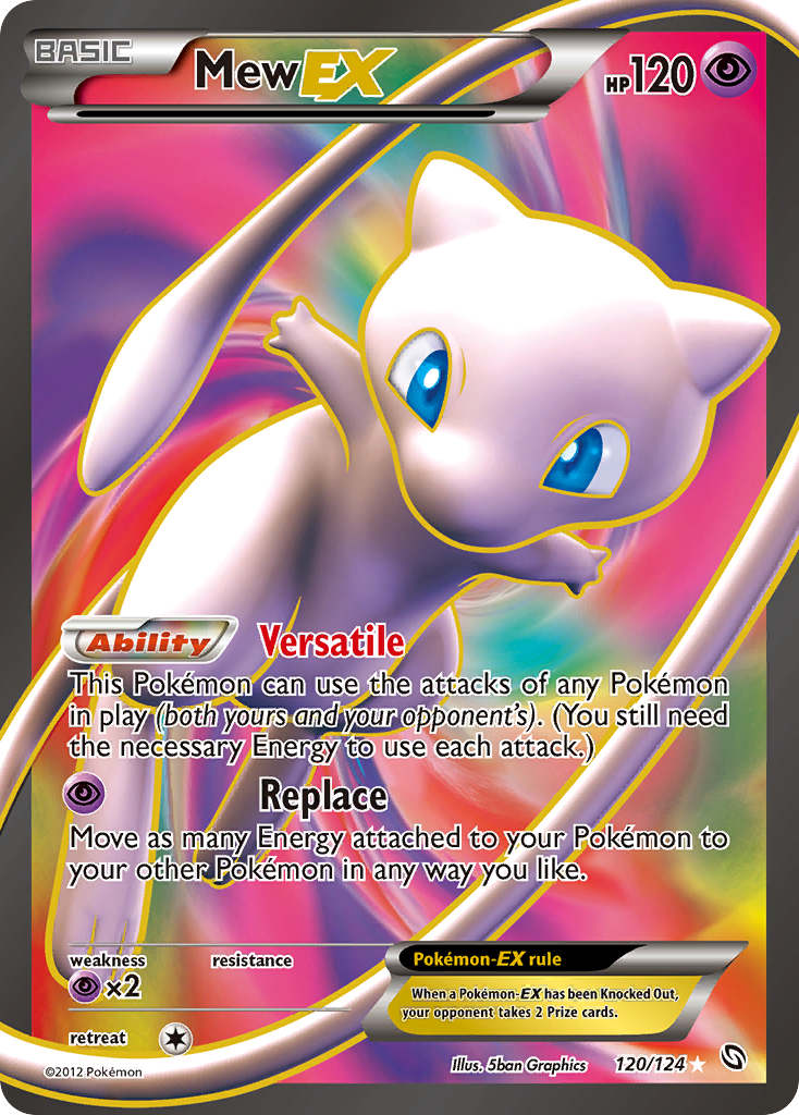 Mew EX (120/124) [Black & White: Dragons Exalted] | Good Games North