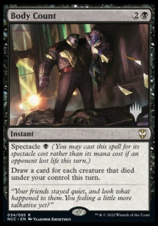 Body Count (Promo Pack) [Streets of New Capenna Commander Promos] | Good Games North