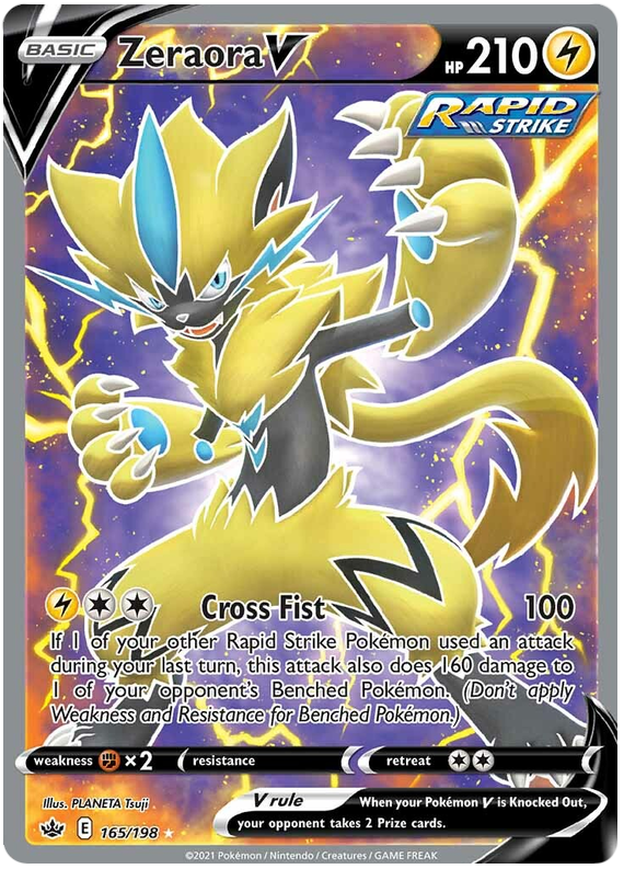 Zeraora V (165/198) [Sword & Shield: Chilling Reign] | Good Games North