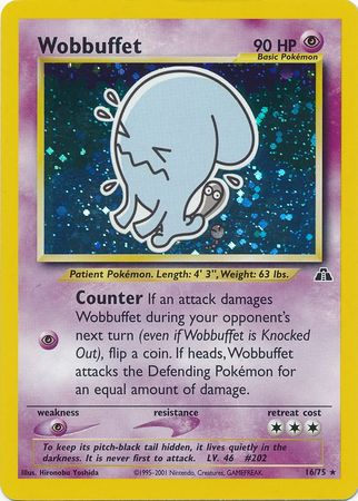 Wobbuffet (16/75) [Neo Discovery Unlimited] | Good Games North