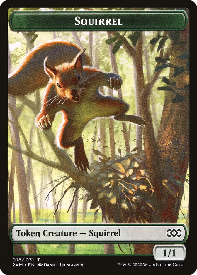 Squirrel Token [Double Masters] | Good Games North