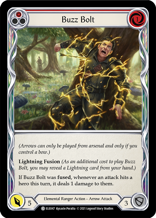 Buzz Bolt (Red) [ELE047] (Tales of Aria)  1st Edition Normal | Good Games North
