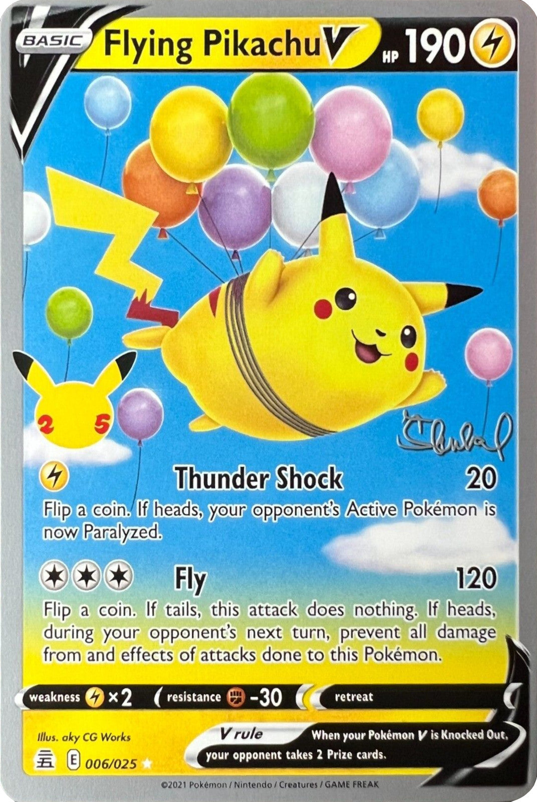 Flying Pikachu V (006/025) (ADP - Ondrej Skubal) [World Championships 2022] | Good Games North