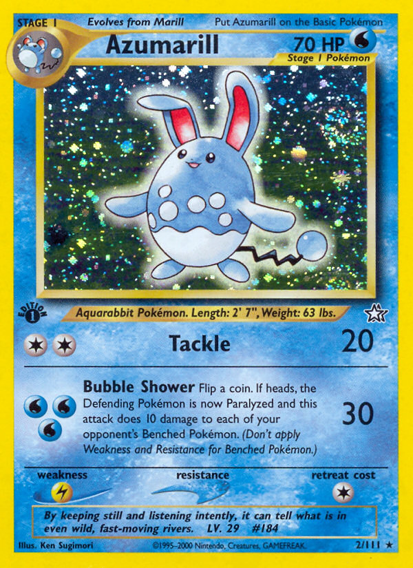 Azumarill (2/111) [Neo Genesis 1st Edition] | Good Games North