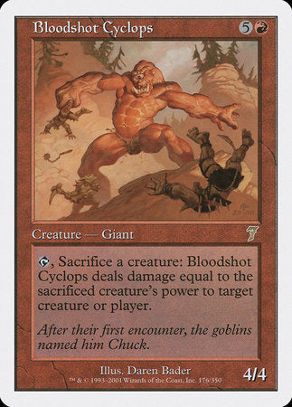 Bloodshot Cyclops [Seventh Edition] | Good Games North