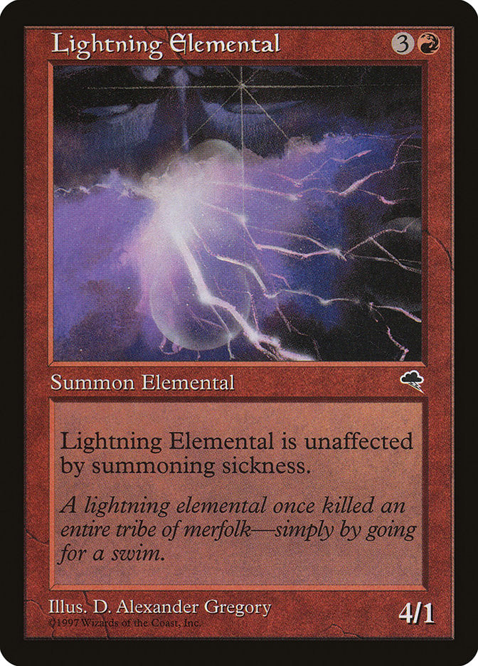Lightning Elemental [Tempest] | Good Games North