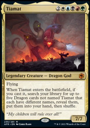 Tiamat (Promo Pack) [Dungeons & Dragons: Adventures in the Forgotten Realms Promos] | Good Games North