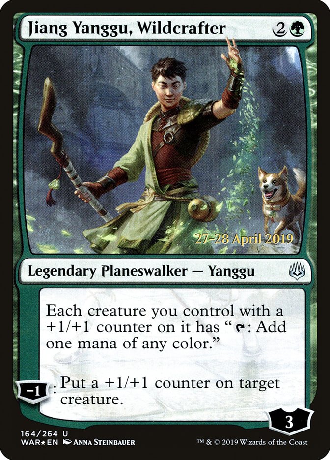 Jiang Yanggu, Wildcrafter  [War of the Spark Prerelease Promos] | Good Games North