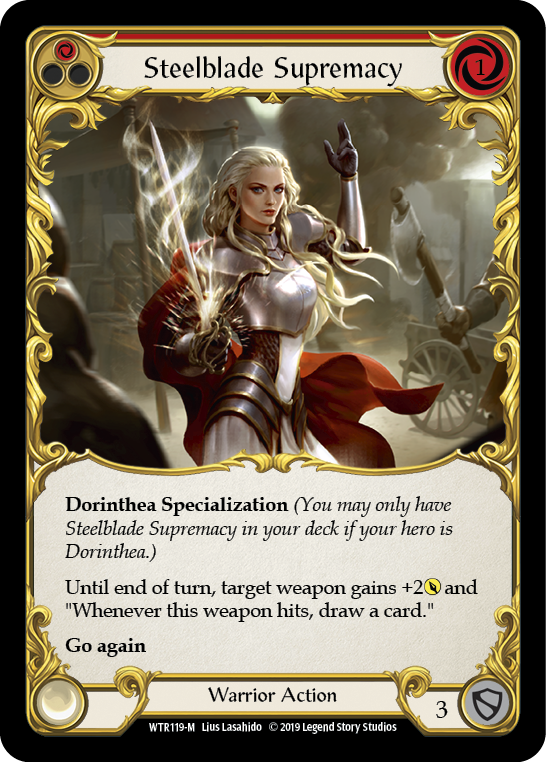 Steelblade Supremacy [WTR119-M] Alpha Print Rainbow Foil | Good Games North