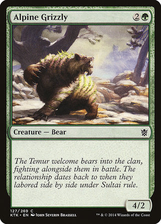 Alpine Grizzly [Khans of Tarkir] | Good Games North