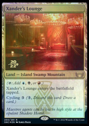 Xander's Lounge [Streets of New Capenna Prerelease Promos] | Good Games North
